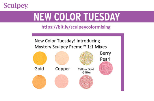 New Color Tuesday! Introducing Sculpey Premo™ Berry Pearl- Pt 1