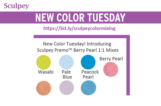 New Color Tuesday! Introducing Sculpey Premo™ Berry Pearl- Pt 2