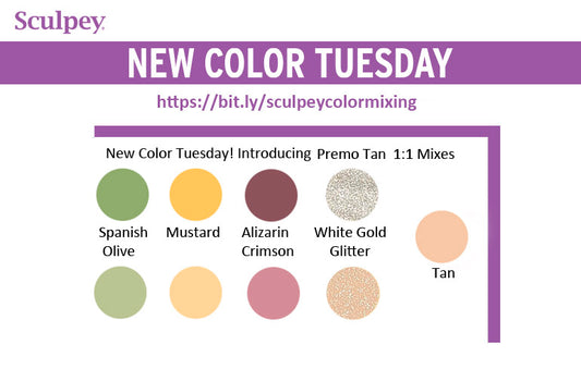 New Color Tuesday! Introducing Sculpey Premo™ Tan