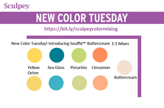 New Color Tuesday! Introducing Sculpey Soufflé™ Buttercream