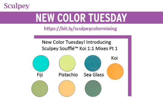 New Color Tuesday! Introducing Sculpey Soufflé™ Koi