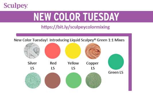 New Color Tuesday! Introducing Liquid Sculpey® Green