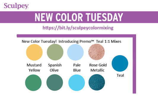 New Color Tuesday! Introducing Sculpey Premo™ Teal
