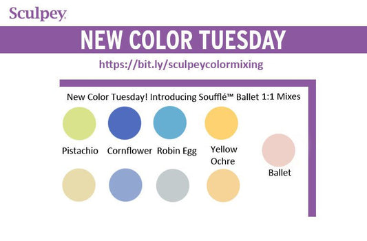 New Color Tuesday! Introducing Sculpey Soufflé™ Ballet