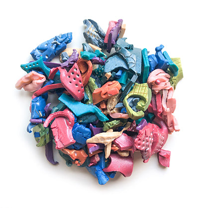 Working with Polymer Clay Scraps