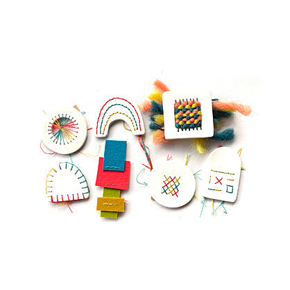 Stitching on Polymer Clay