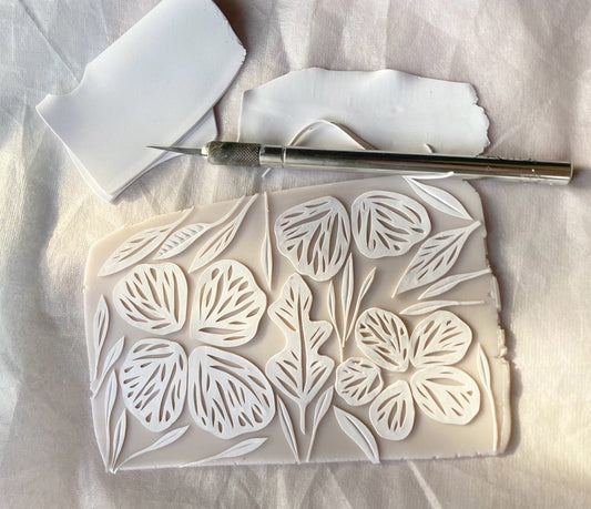 Emulating Kirie Japanese Paper Cutting with Polymer Clay