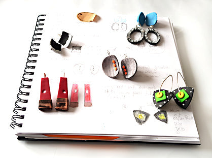 Earrings Made with Polymer Clay