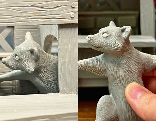 Sculpting Fur Textures in Polymer Clay