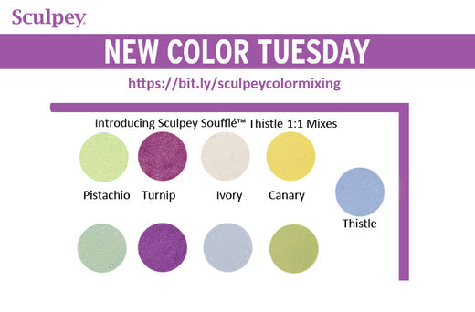 New Color Tuesday! Introducing Sculpey Soufflé™ Thistle