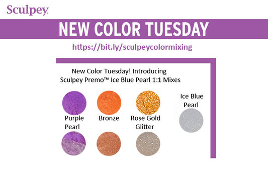 New Color Tuesday! Introducing Premo Ice Blue Pearl Pt 2