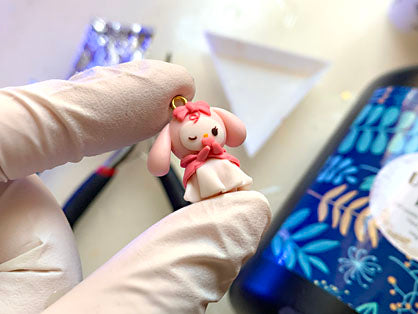 How to Use UV Resin on Polymer Clay Charms