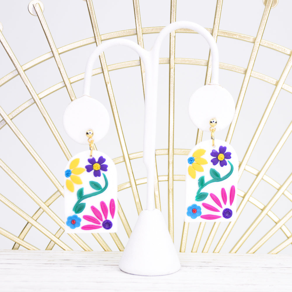Sculpey Premo™ Nordic Inspired Slab Earrings