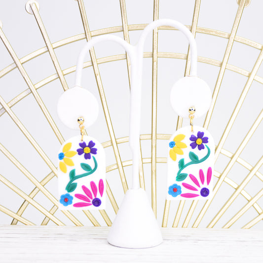 Sculpey Premo™ Nordic Inspired Slab Earrings