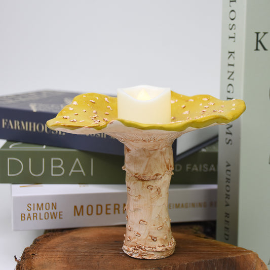 Sculpey Soufflé™ Mushroom Votive Holder
