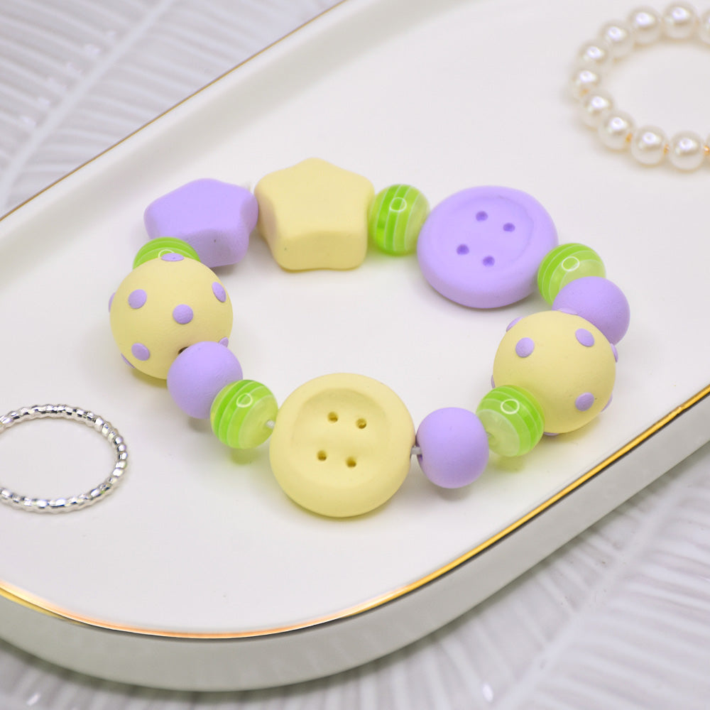 Sculpey III® Sugar Cookie Beaded Bracelet