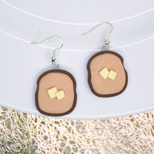 Sculpey III® Toast Earrings