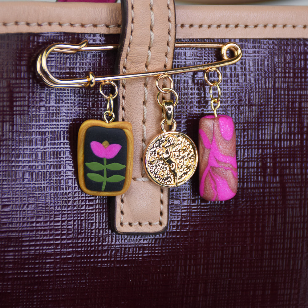 Sculpey Premo™ Nordic-Inspired Bag Charm