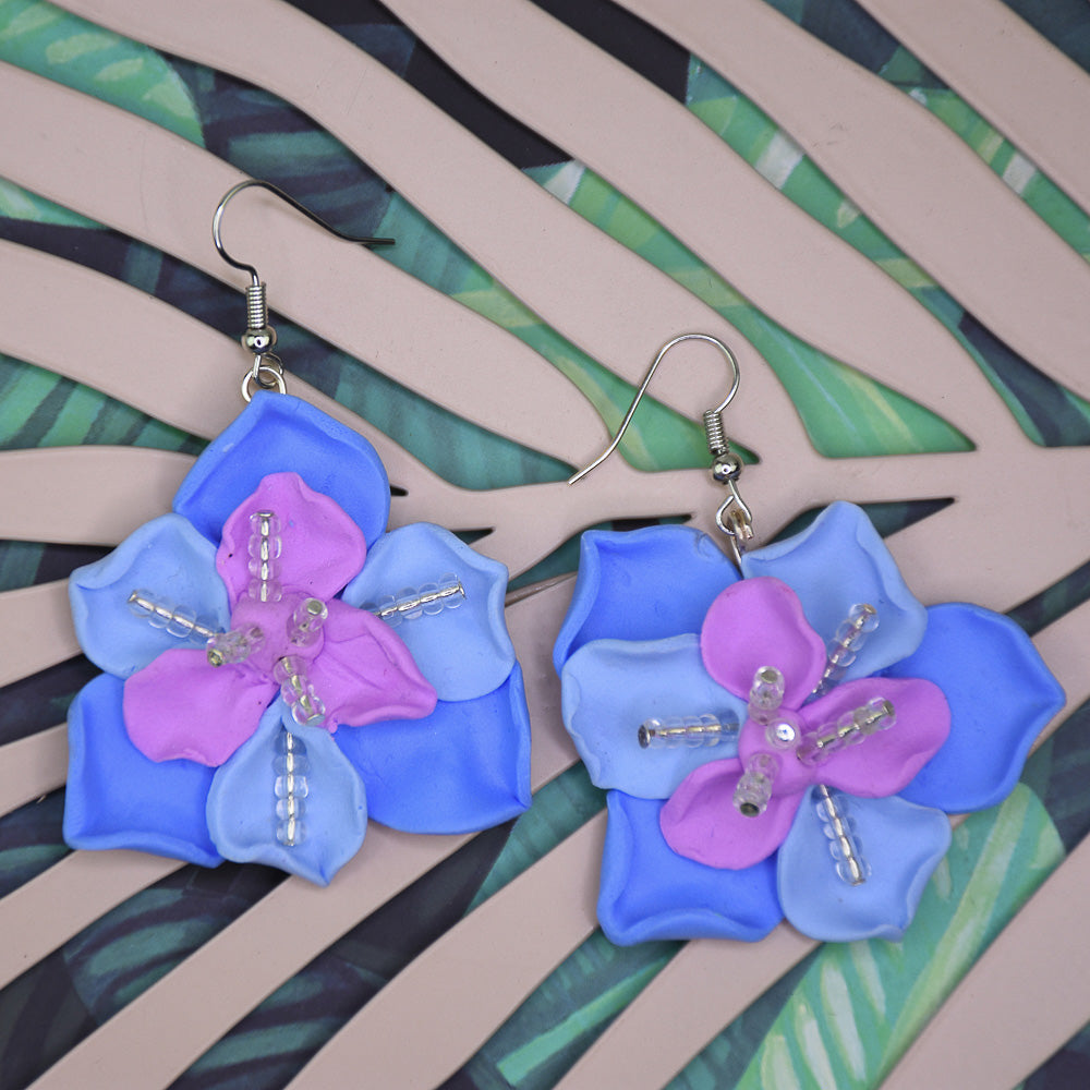 Sculpey® Ultralight Ombré Flower Earrings