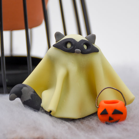Sculpey III® Glow-in-the-Dark Raccoon Ghost
