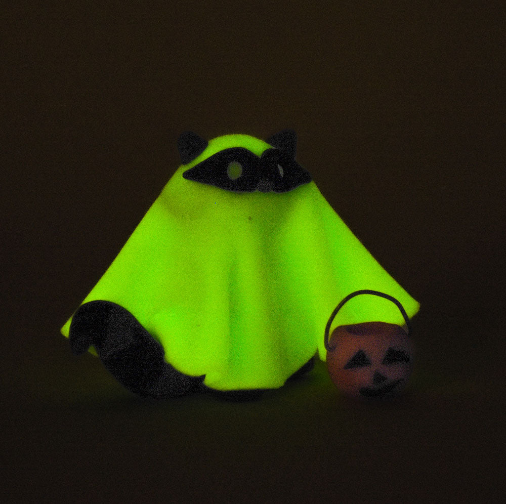 Sculpey III® Glow-in-the-Dark Raccoon Ghost