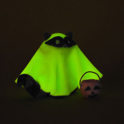 Sculpey III® Glow-in-the-Dark Raccoon Ghost
