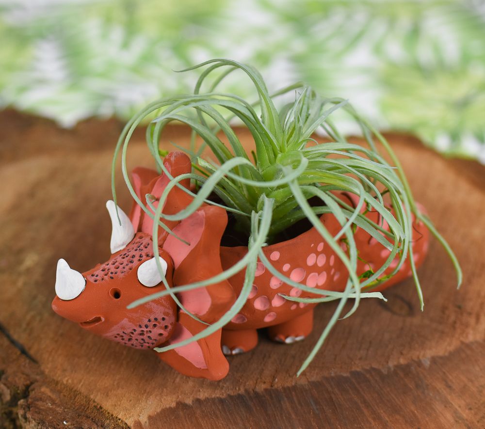 Sculpey Air-Dry™ Terra Cottasaurus Dino Planter