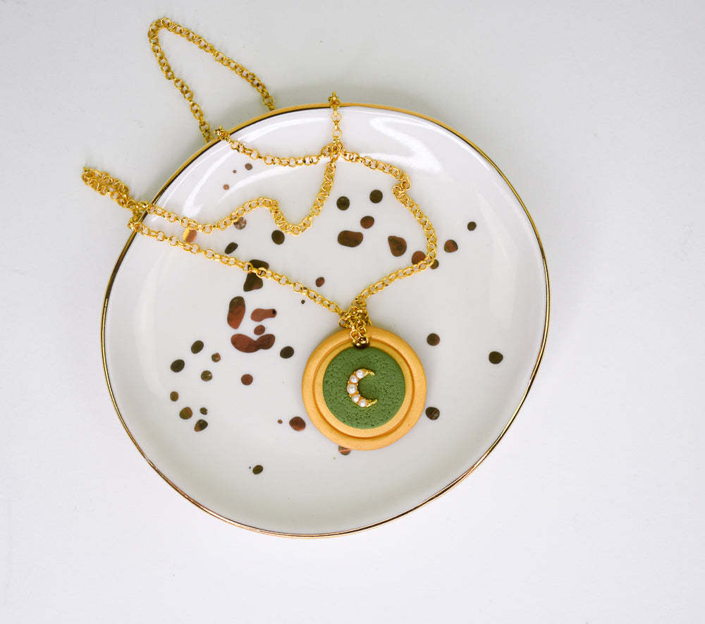 Sculpey Premo™ Moon Coin Pendant