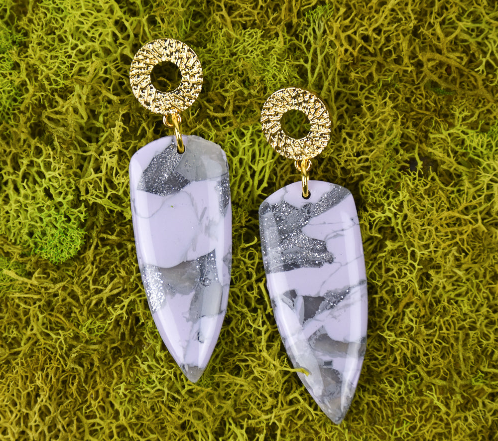 Sculpey Premo™ Smokey Daggers Earrings