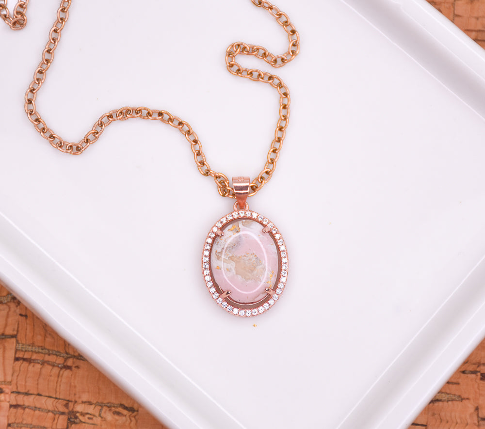 Sculpey Soufflé™ Foiled Cabochon Pendant