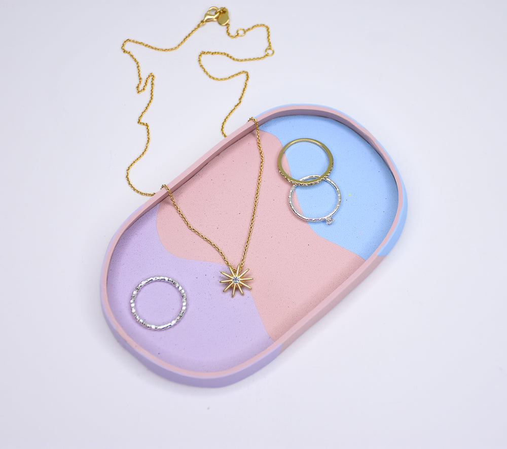 Sculpey Soufflé Ballet Color Blocked Pill Tray