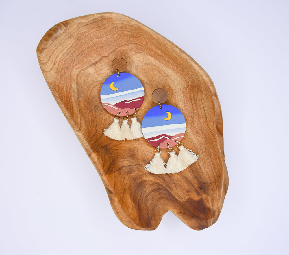 Sculpey Soufflé™ Desert Cameo Earrings