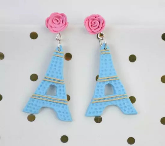 Sculpey Soufflé™ Eiffel Tower Earrings