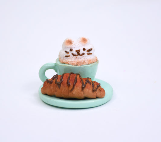 Sculpey Premo™ Mini Latte and Croissant