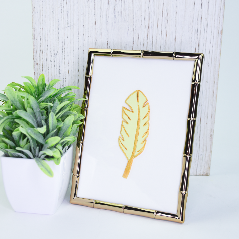 Sculpey Premo™ Framed Feather Art