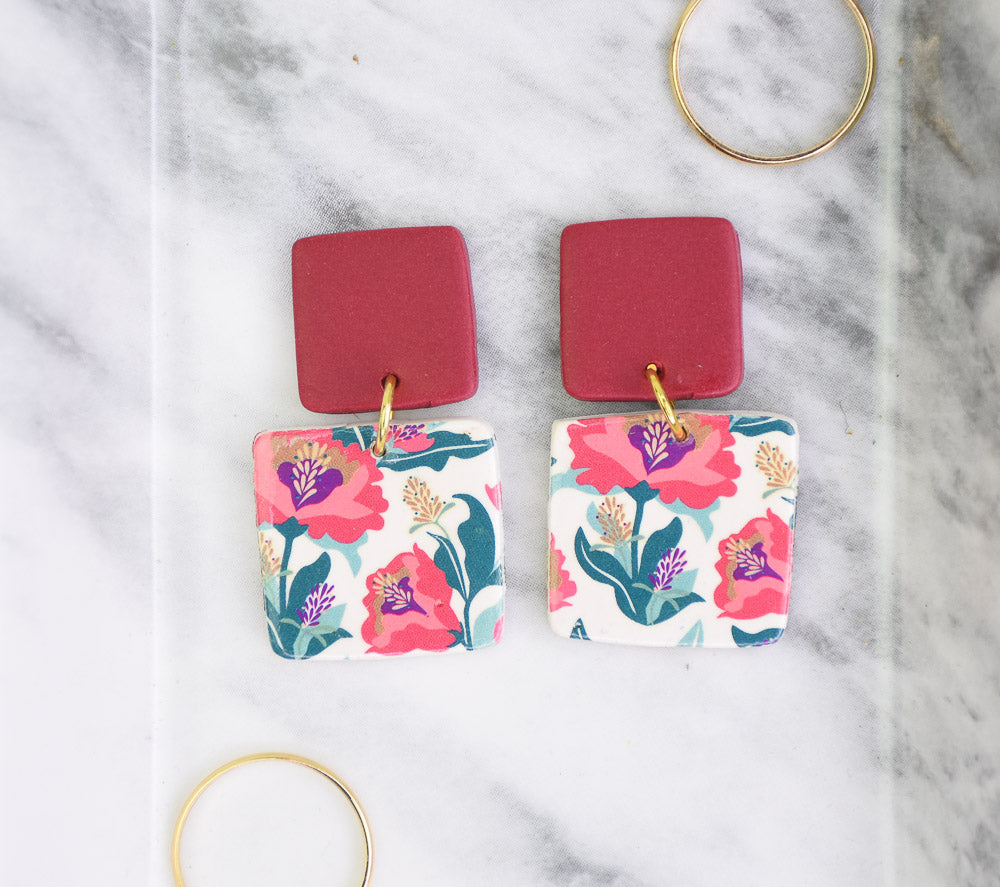Sculpey Premo™ Bold Blooms Earrings