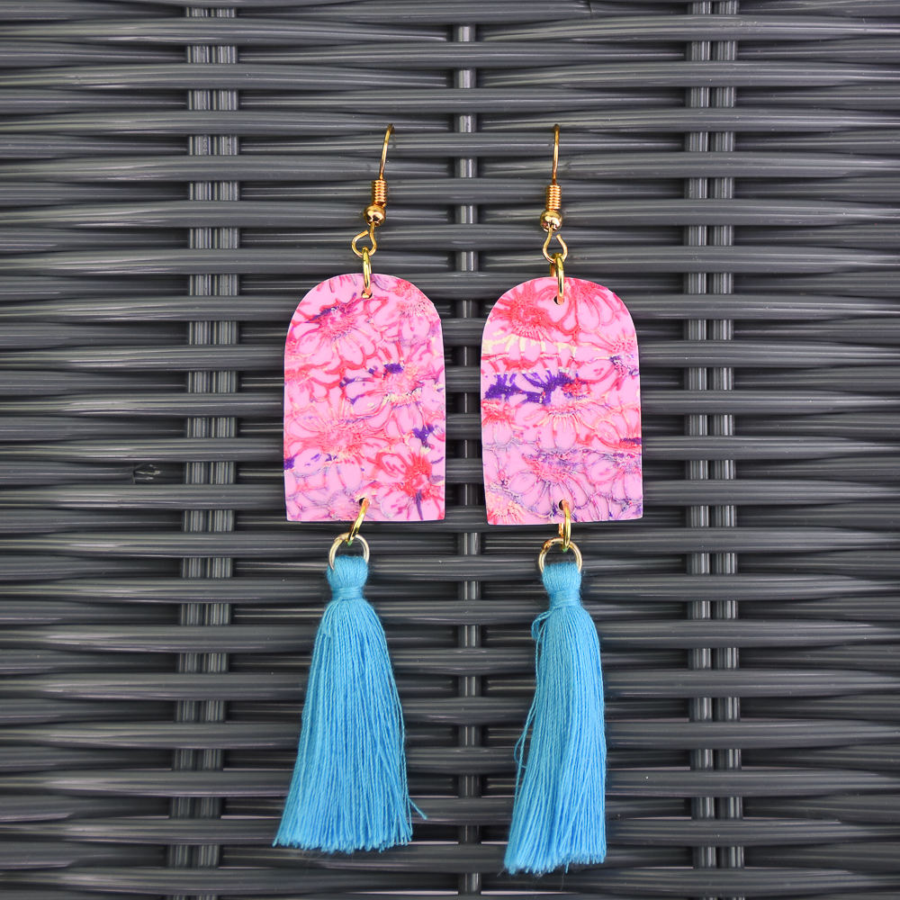 Sculpey Premo™ and Soufflé™ Sutton Slice Earrings