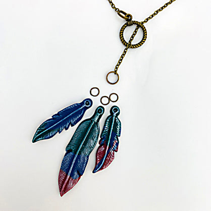 Sculpey Soufflé™ Mold Maker Feather Necklace