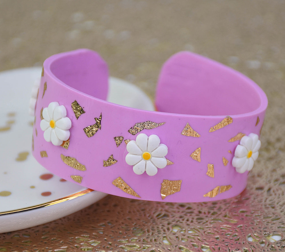 Spring Bangles Sculpey Premo™ Carnation Spring Bangle Bracelet