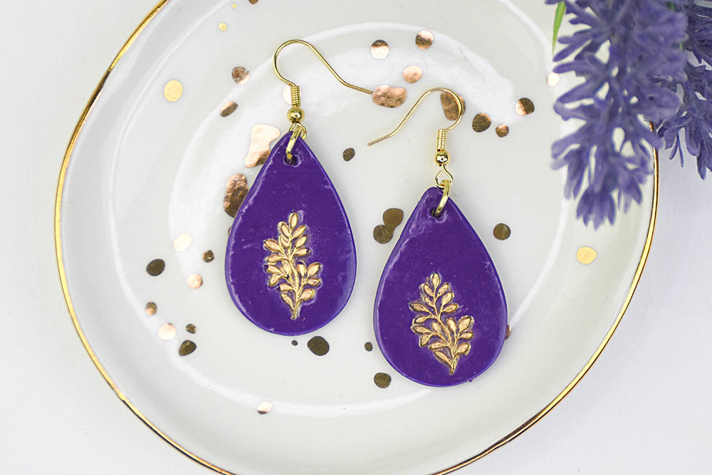 Sculpey Premo™ Color Mixed Stamped Earrings