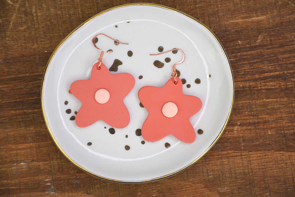 Sculpey III® Flower Earrings