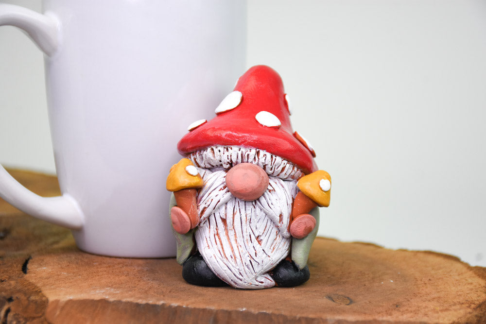 Original Sculpey® Terra Cotta Mushroom Gnome