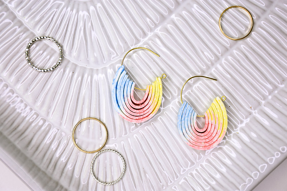 Super Sculpey® Ultralight Ombré Earrings