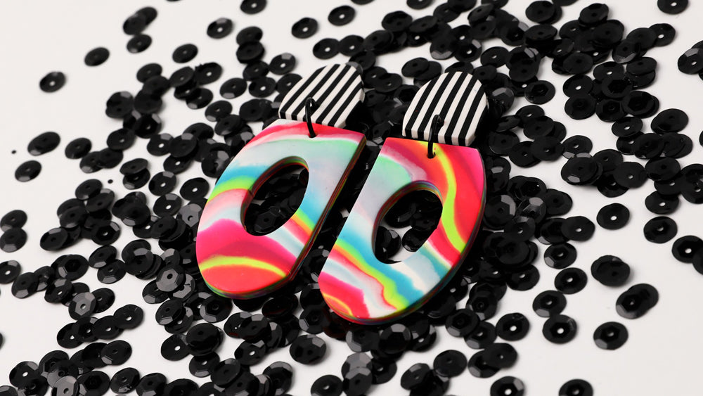 Sculpey Premo™ Neon Pop Earrings