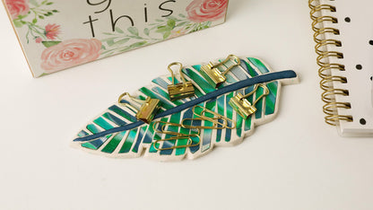 Sculpey III® and Original Sculpey® Mosaic Feather Decor