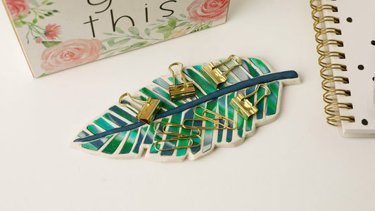 Sculpey III® and Original Sculpey® Mosaic Feather Decor