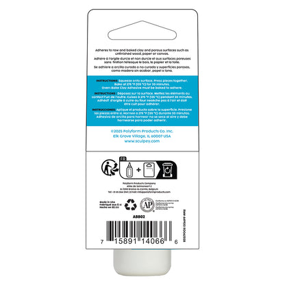 Oven-Bake Clay Adhesive 2 oz