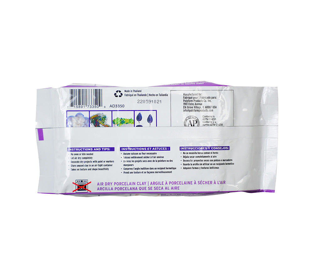 Sculpey Air-Dry™ Porcelain Clay 1.1 lb