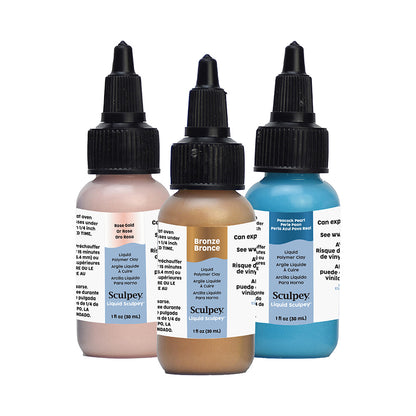 Liquid Sculpey® Liquid Polymer Clay – Glam Metallics