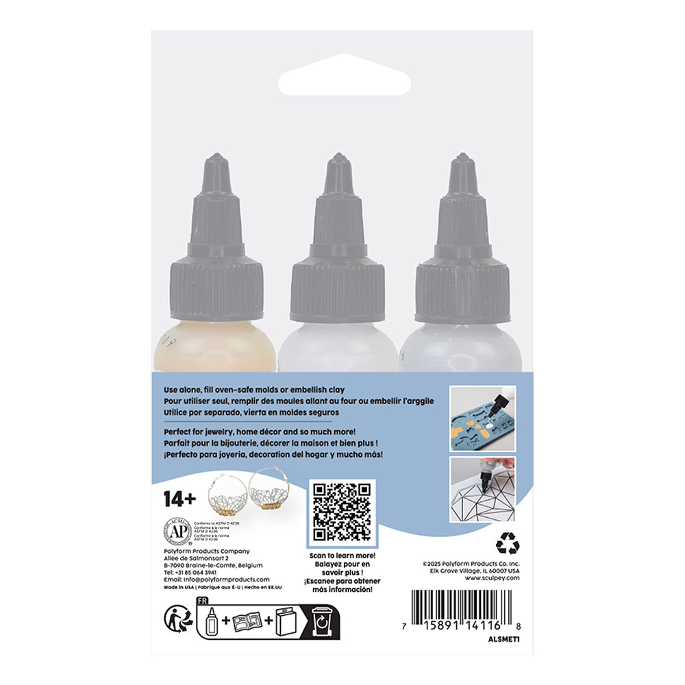 Liquid Sculpey® Multi-Pack - Metallics
